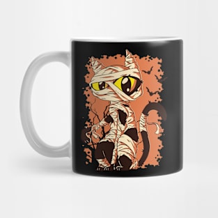 Halloween Zombie Cat Shirt Mug